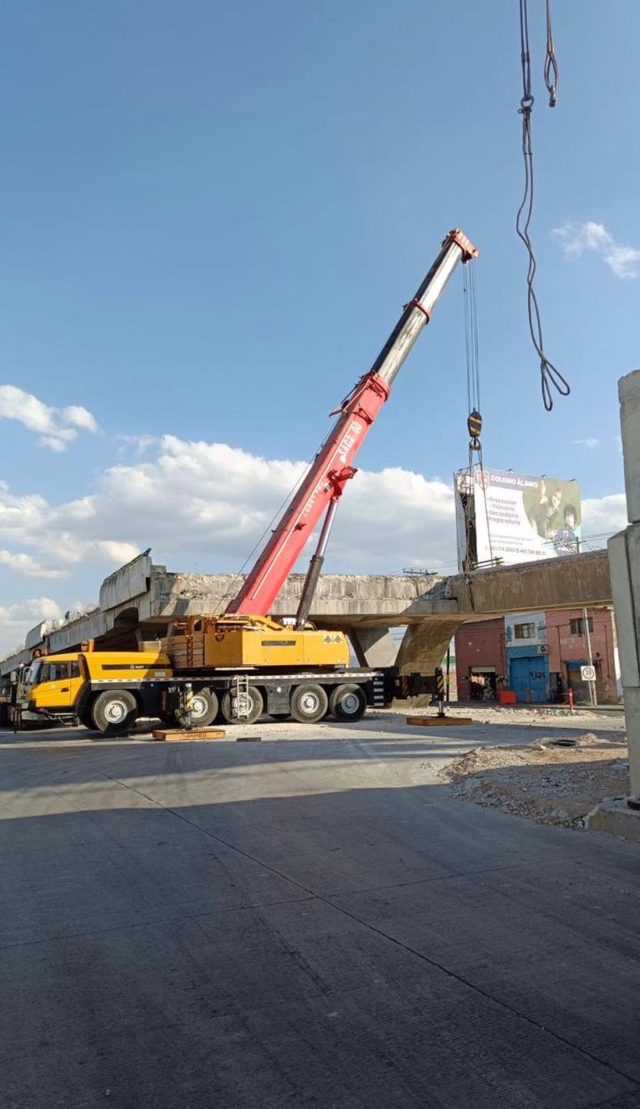 Grúas Santiesteban en acción 3