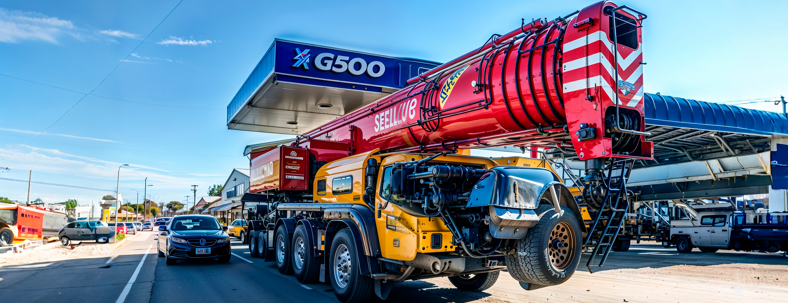 Equipo de Grúas Santiesteban en operación