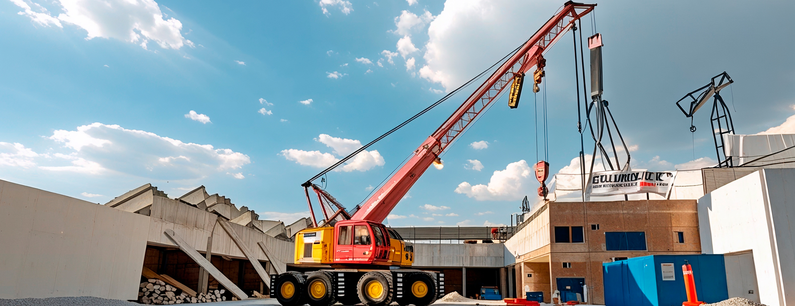 Servicio de maniobras y montajes de Grúas Santiesteban